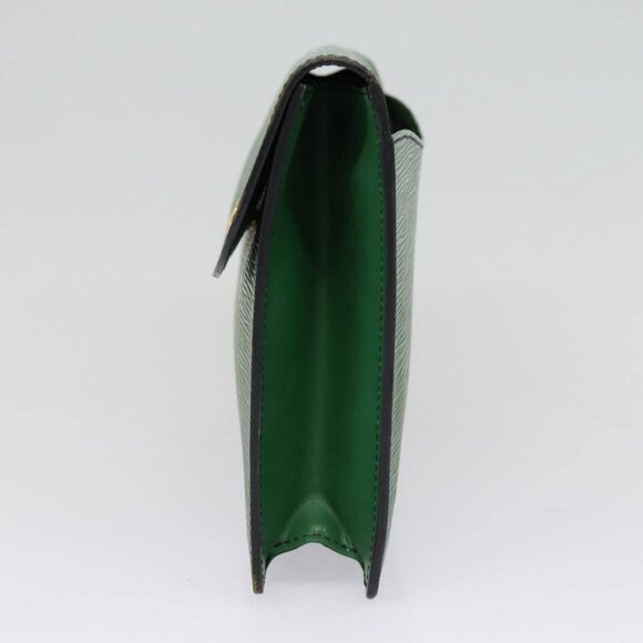 LOUIS VUITTON Epi Montaigne 27 Clutch Bag Green - Picture 7 of 16